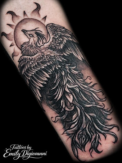 by Emily Digiovanni - Howell Tattoo - Clio, Mi.