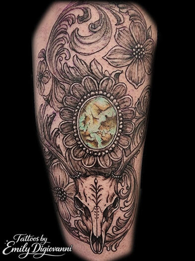 by Emily Digiovanni - Howell Tattoo - Clio, Mi.