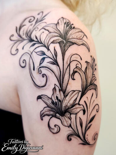 by Emily Digiovanni - Howell Tattoo - Clio, Mi.